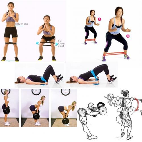 Какие упражнения помогают четко отделить ягодицы от задней части бедер. Упражнение, что бы четко отделить ягодицы от задней части бедер