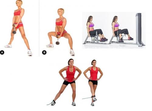 Какие упражнения помогают четко отделить ягодицы от задней части бедер. Упражнение, что бы четко отделить ягодицы от задней части бедер