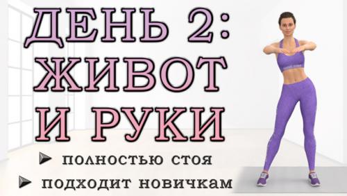 Какие упражнения эффективны для тренировки мышц живота в домашних условиях. ДЕНЬ 2: Тренировка для живота и рук стоя для начинающих без инвентаря (безопасно для суставов)