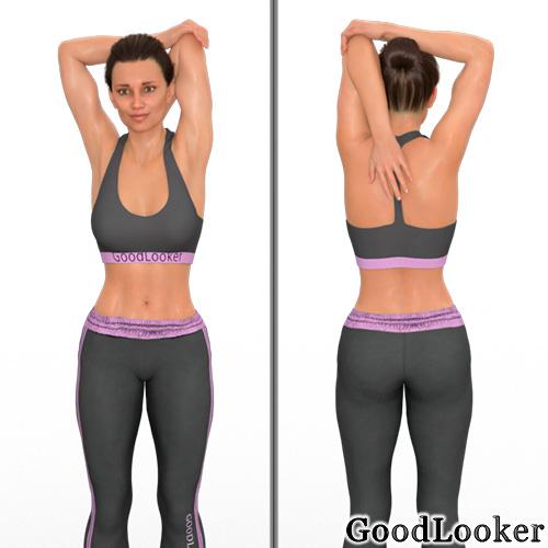 Какие упражнения растяжки можно выполнить дома, не прибегая к помощи тренера или физиотерапевта. Растяжка после тренировки стоя (вариант №1)