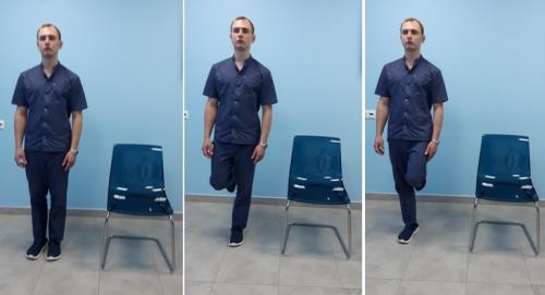 Упражнения на координацию для пожилых. Упражнения при нарушении равновесия